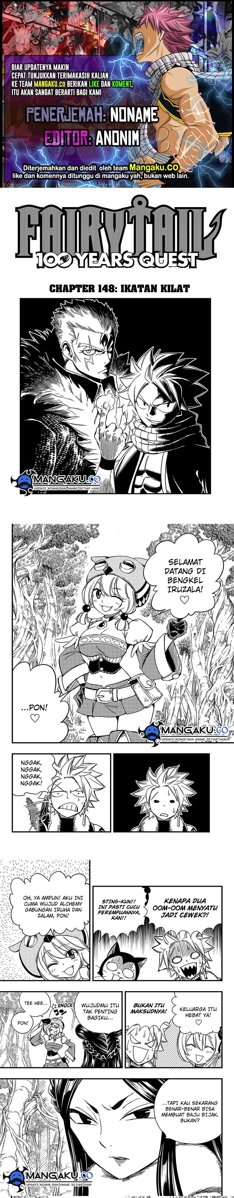 Fairy Tail 100 Years Quest Chapter 148