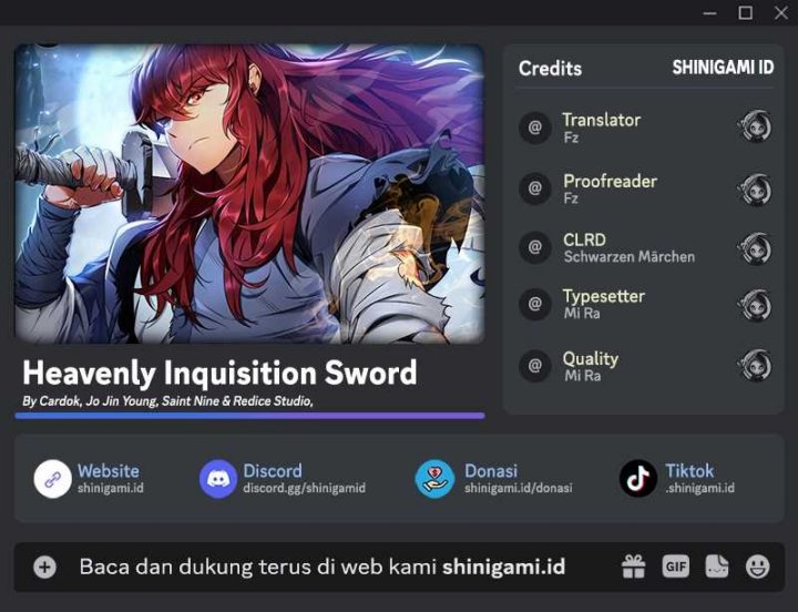 Heavenly Inquisition Sword Chapter 45