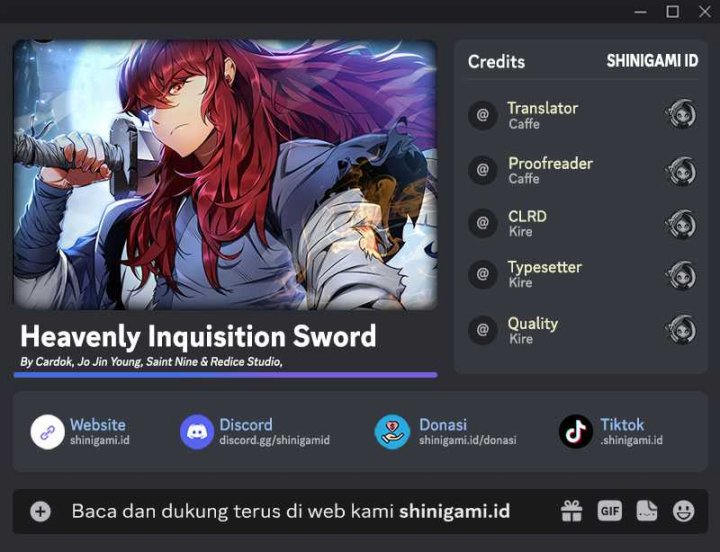 Heavenly Inquisition Sword Chapter 59