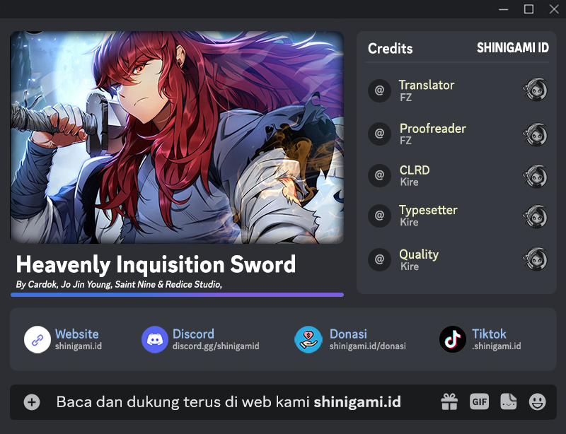 Heavenly Inquisition Sword Chapter 61