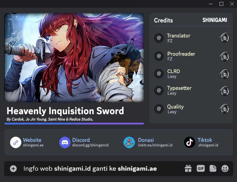 Heavenly Inquisition Sword Chapter 67
