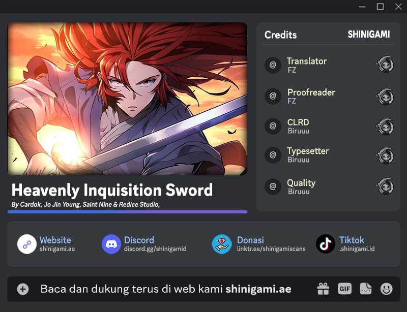 Heavenly Inquisition Sword Chapter 76