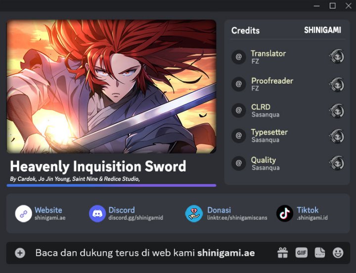 Heavenly Inquisition Sword Chapter 79