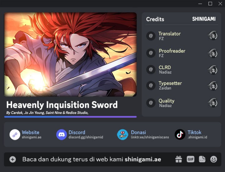 Heavenly Inquisition Sword Chapter 85