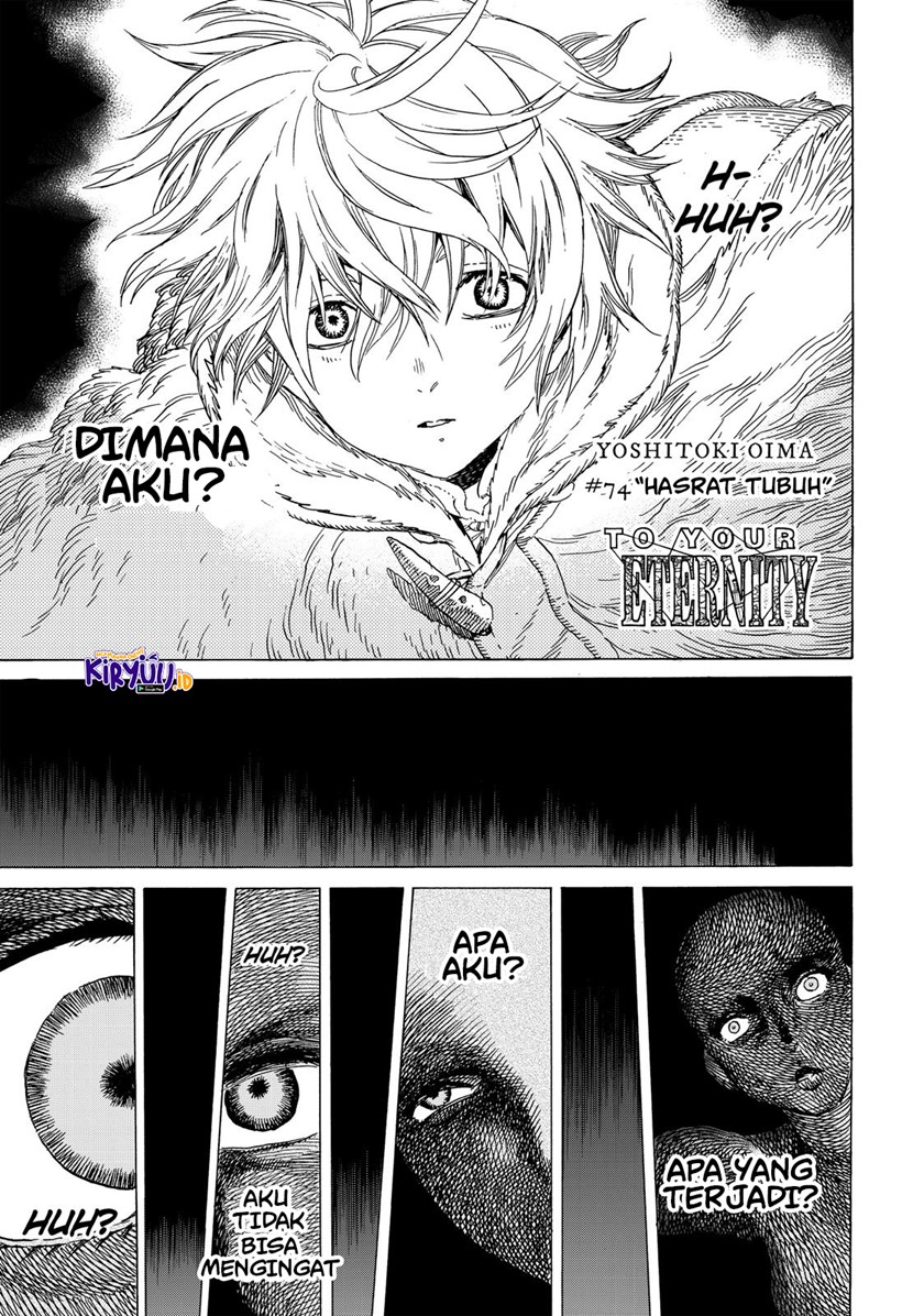 Fumetsu No Anata E Chapter 74