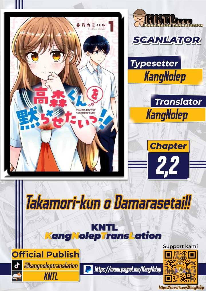 Takamori-kun Wo Damarasetai!! Chapter 2.2