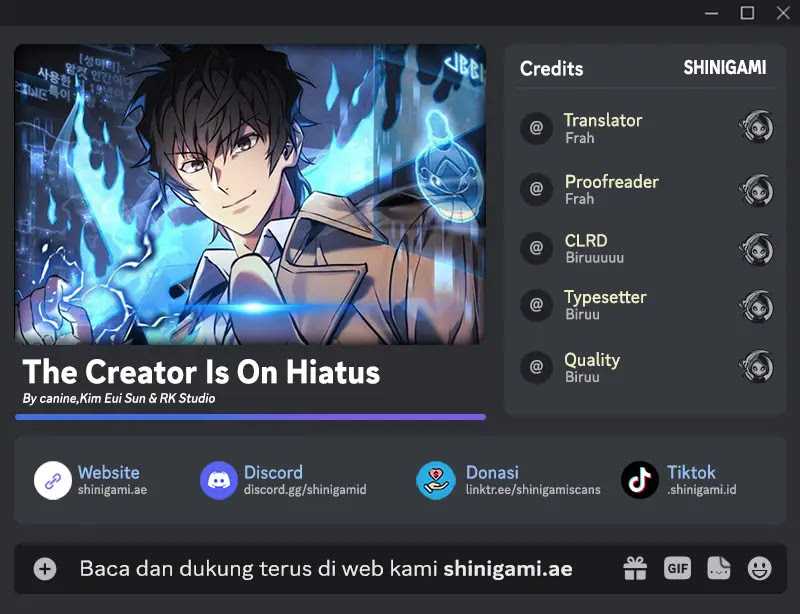 The Creator Is On Hiatus Chapter 111