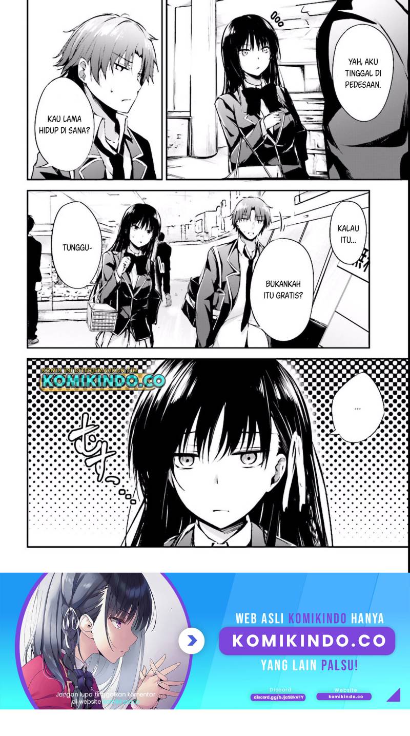 Youkoso Jitsuryoku Shijou Shugi No Kyoushitsu E √horkita Chapter 1