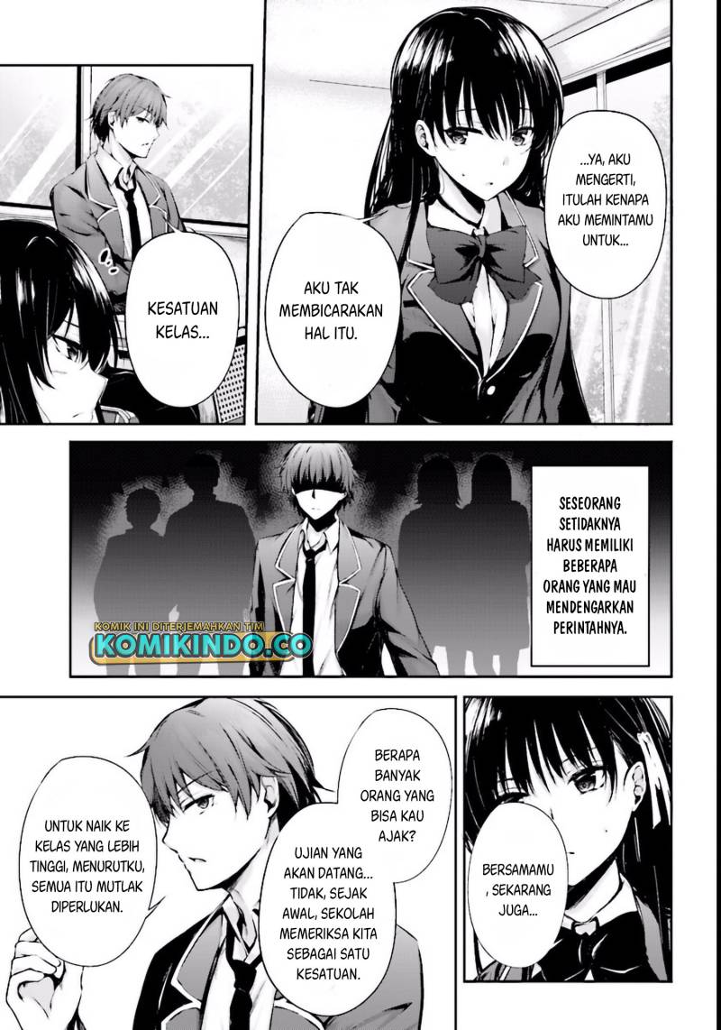 Youkoso Jitsuryoku Shijou Shugi No Kyoushitsu E √horkita Chapter 3