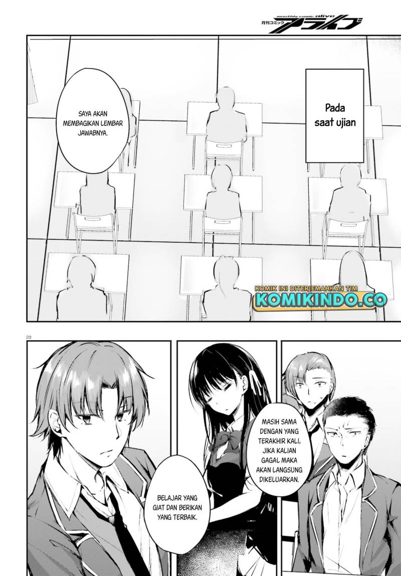 Youkoso Jitsuryoku Shijou Shugi No Kyoushitsu E √horkita Chapter 6