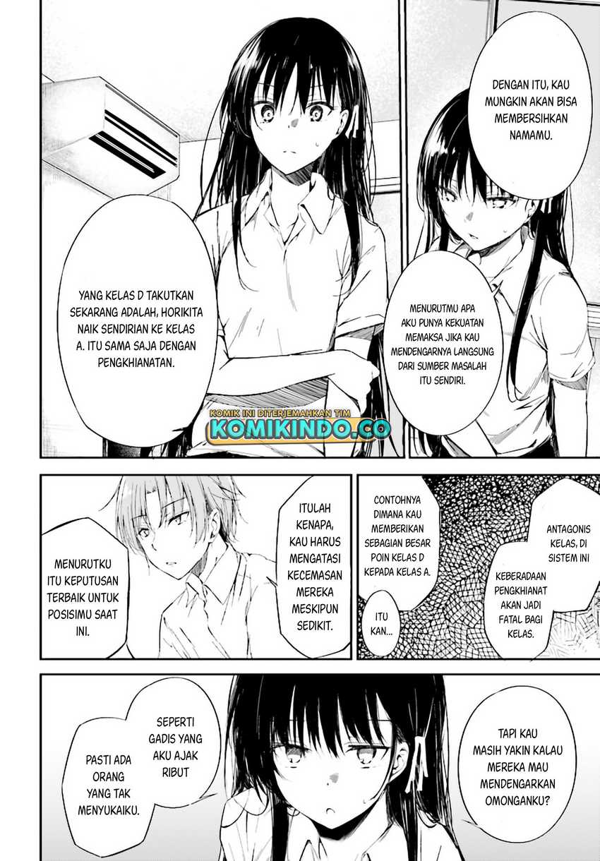 Youkoso Jitsuryoku Shijou Shugi No Kyoushitsu E √horkita Chapter 9