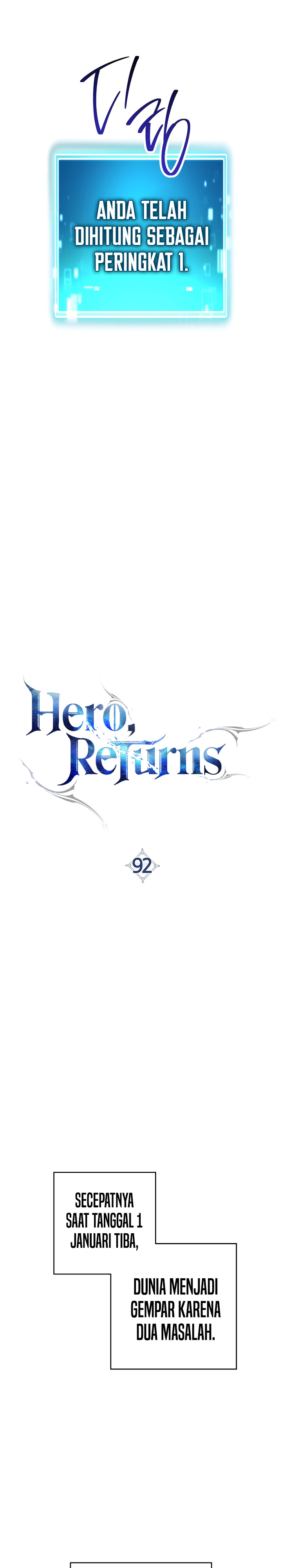 The Hero Returns Chapter 92