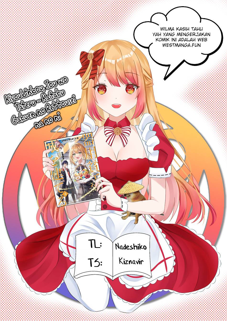 Kiyoubinbou, Jou Wo Tateru Kaitaku Gakuen No Rettousei Na No Ni, Joukyuu-shoku No Skill To Mahou Ga Subete Tsukaemasu Chapter 9