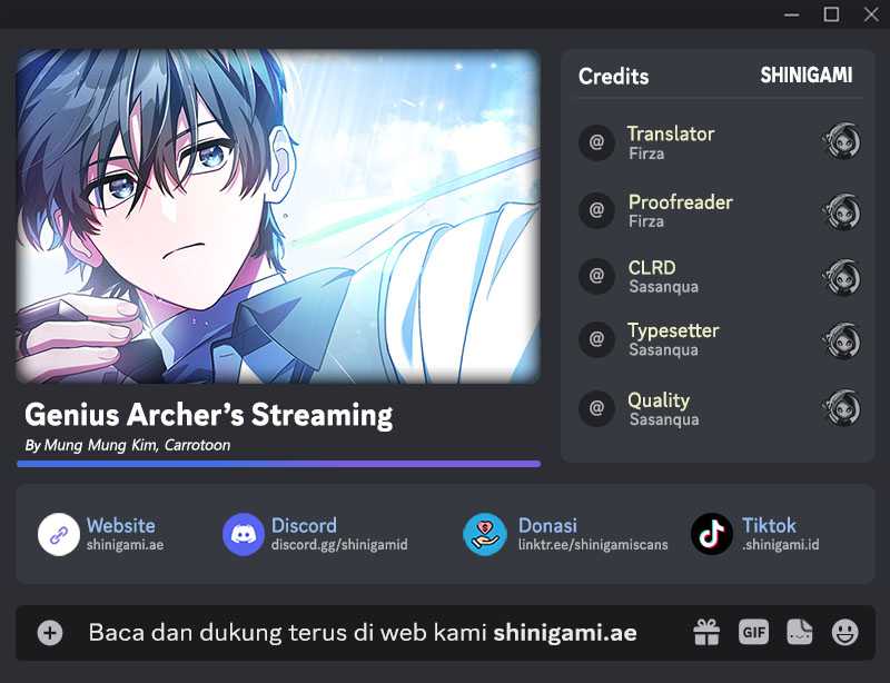 Genius Archer’s Streaming Chapter 13