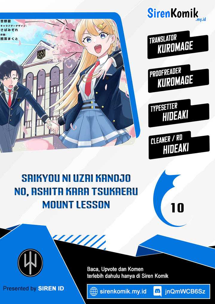 Saikyou Ni Uzai Kanojo No, Ashita Kara Tsukaeru Mount Lesson Chapter 10