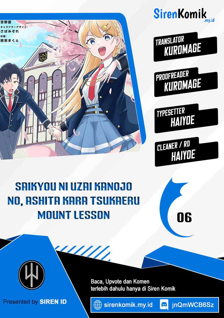 Saikyou Ni Uzai Kanojo No, Ashita Kara Tsukaeru Mount Lesson Chapter 6