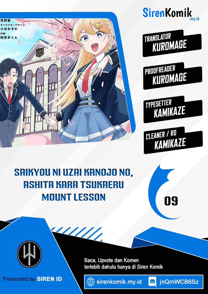 Saikyou Ni Uzai Kanojo No, Ashita Kara Tsukaeru Mount Lesson Chapter 9