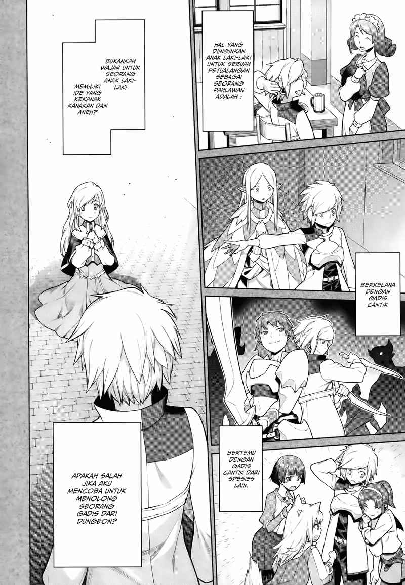 Dungeon Ni Deai Wo Motomeru No Wa Machigatte Iru Darou Ka Gaiden: Sword Oratoria Chapter 1