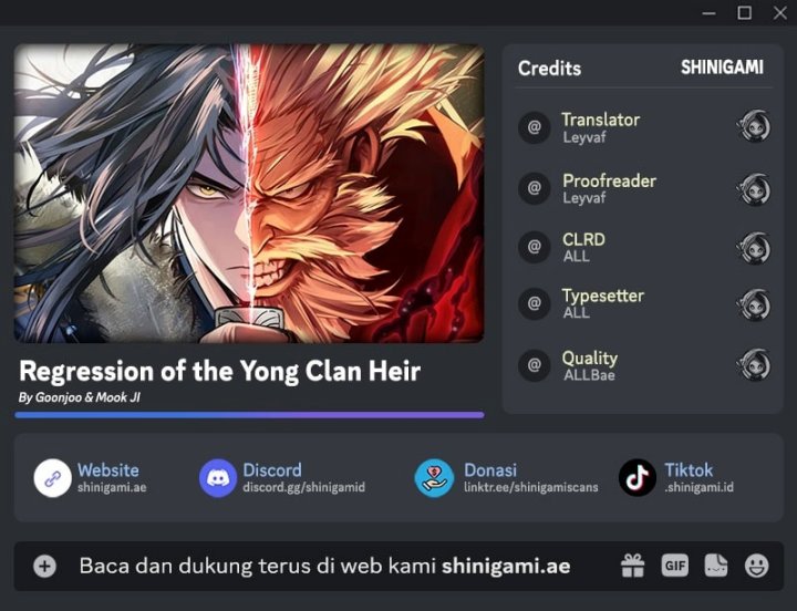 Regression Of The Yong Clan Heir Chapter 22