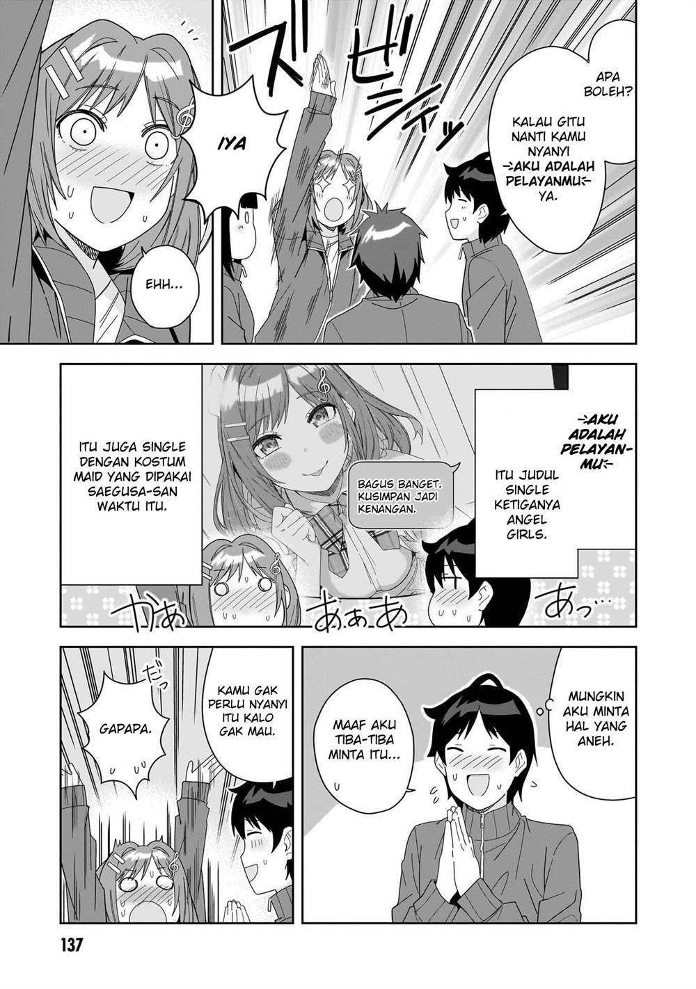 Classmate No Moto Idol Ga, Tonikaku Kyodou Fushin Nan Desu Chapter 4