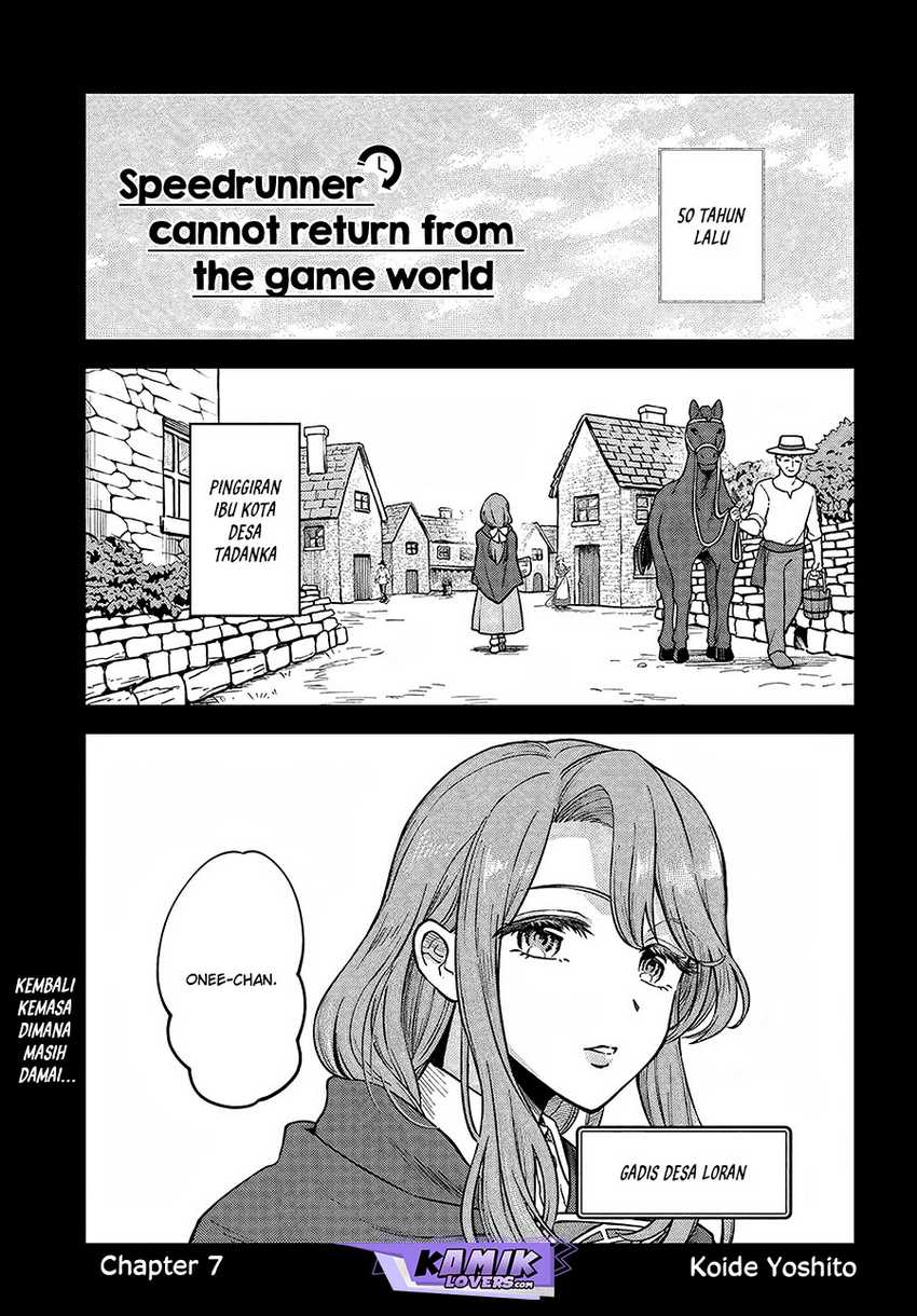 Rta Sousha Wa Game Sekai Kara Kaerenai Chapter 7