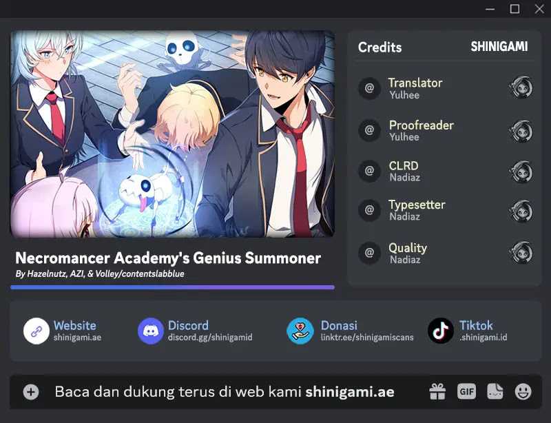 Necromancer Academy’s Genius Summoner Chapter 101