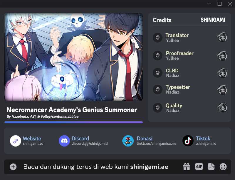 Necromancer Academy’s Genius Summoner Chapter 103