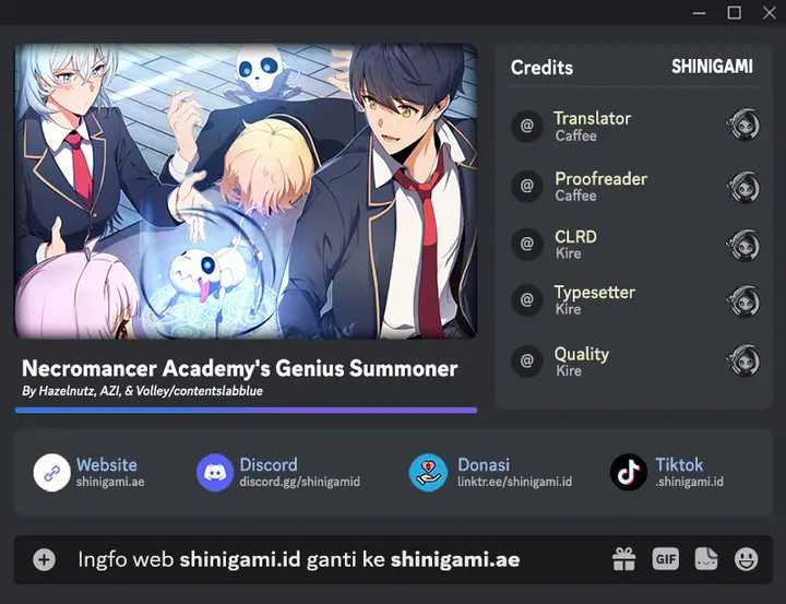 Necromancer Academy’s Genius Summoner Chapter 11