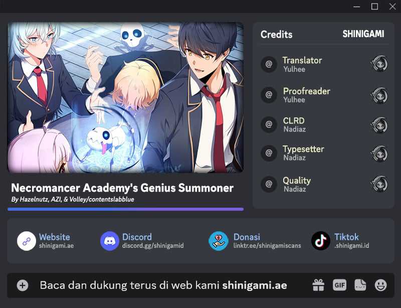 Necromancer Academy’s Genius Summoner Chapter 120