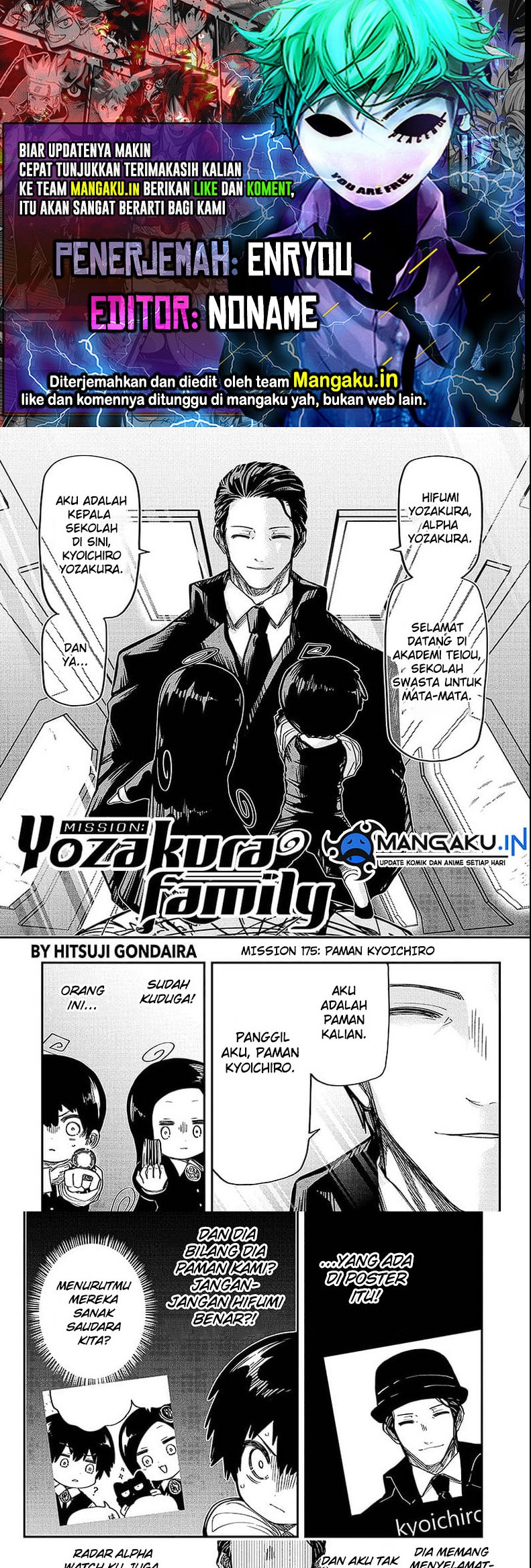 Mission Yozakura Family Chapter 175