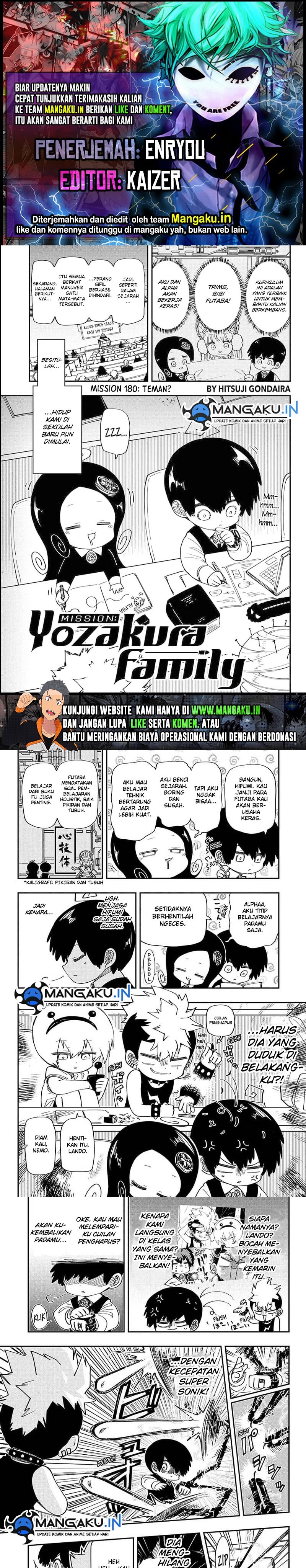 Mission Yozakura Family Chapter 180