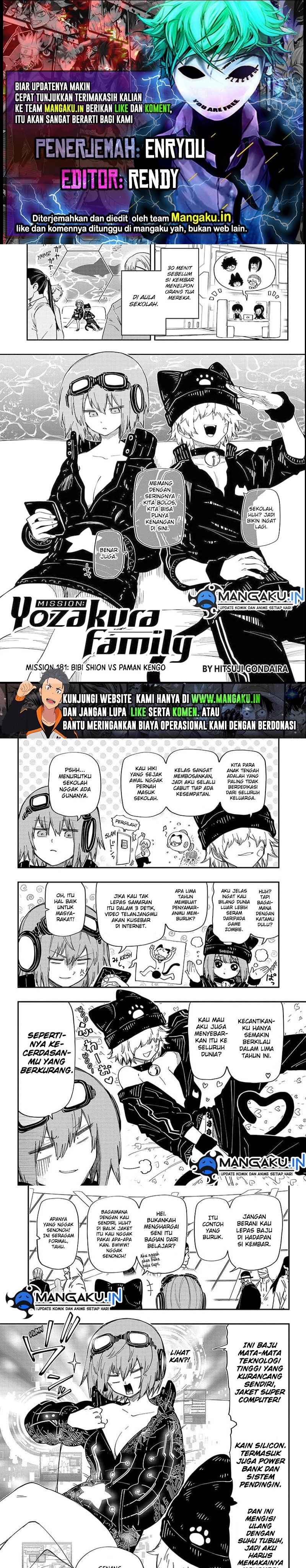 Mission Yozakura Family Chapter 181