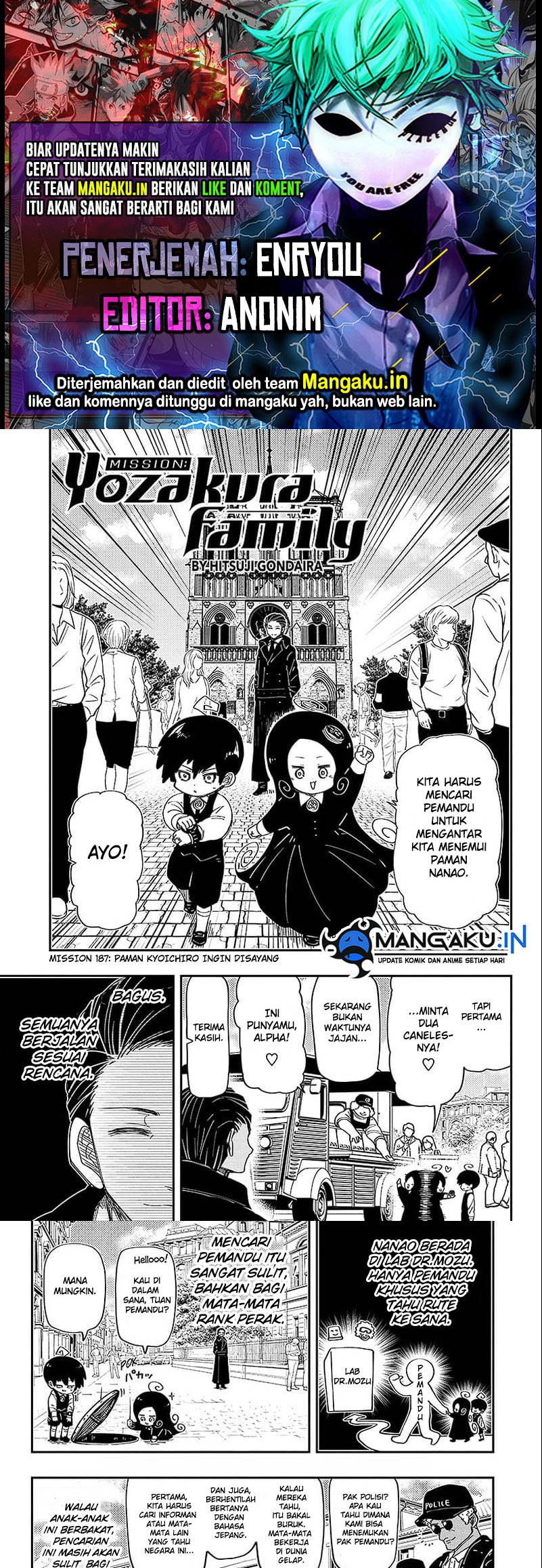 Mission Yozakura Family Chapter 186