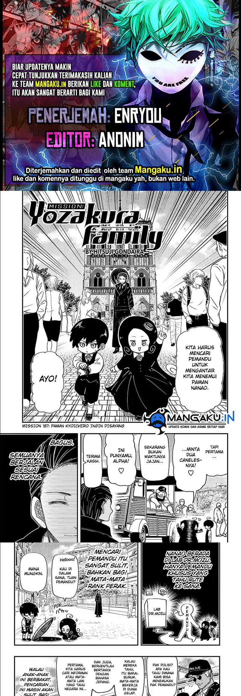 Mission Yozakura Family Chapter 187