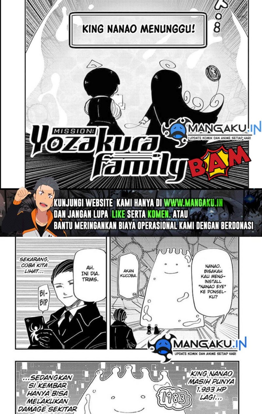 Mission Yozakura Family Chapter 190