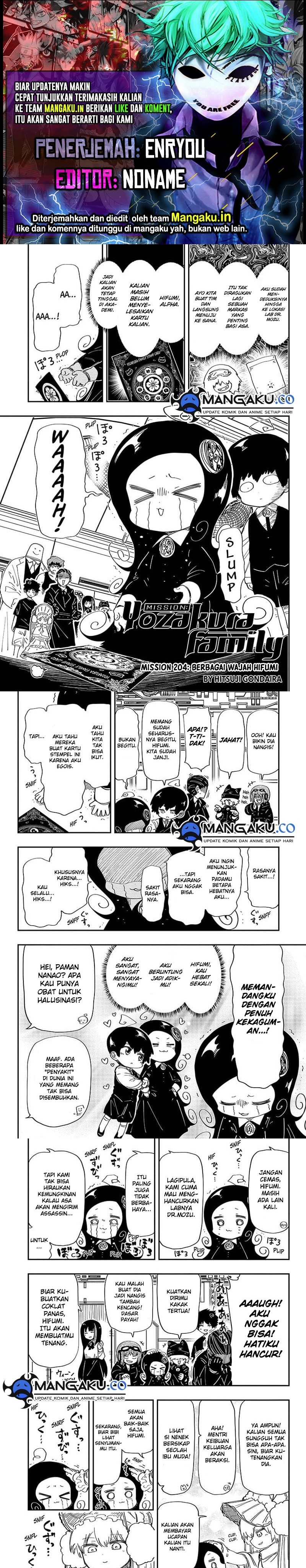 Mission Yozakura Family Chapter 204