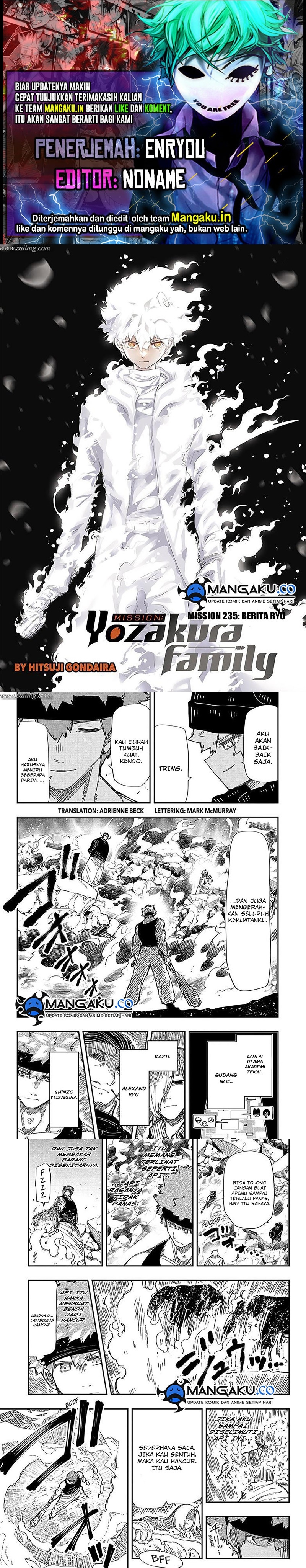 Mission Yozakura Family Chapter 235