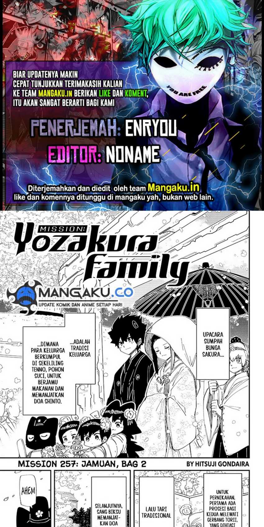 Mission Yozakura Family Chapter 257