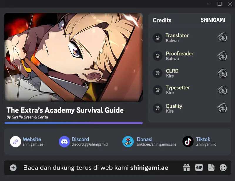 The Extra’s Academy Survival Guide Chapter 1