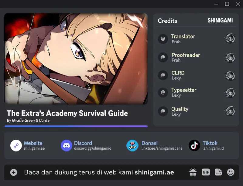 The Extra’s Academy Survival Guide Chapter 2