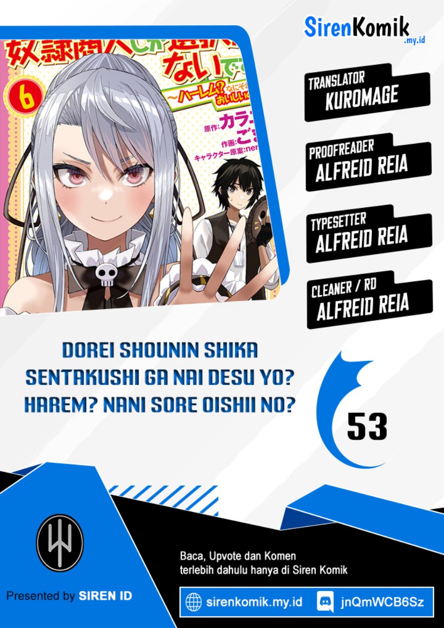 Dorei Shounin Shika Sentakushi Ga Nai Desu Yo Harem Nani Sore Oishii No Chapter 53