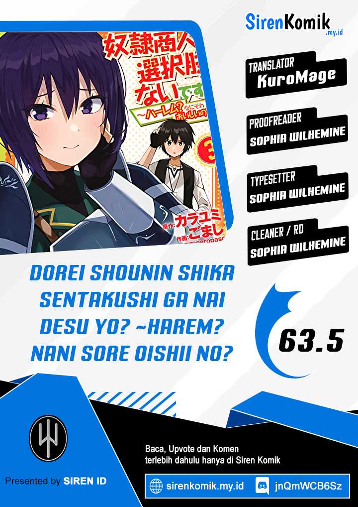 Dorei Shounin Shika Sentakushi Ga Nai Desu Yo Harem Nani Sore Oishii No Chapter 63.5