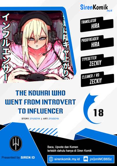 Kouhai Wa Inkya Agari No Infuruensaa Chapter 18