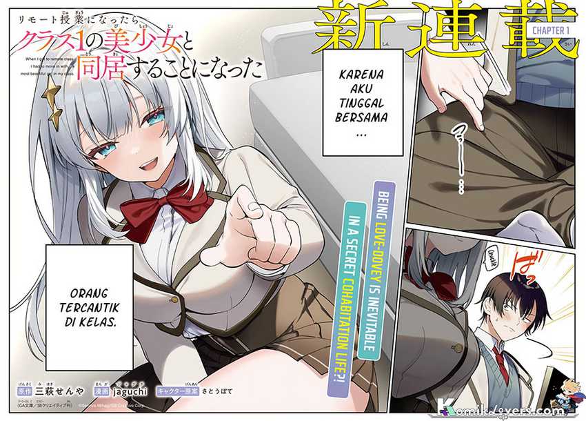 Remote Jugyou Ni Nattara Class 1 No Bishoujo To Doukyo Suru Koto Ni Natta Chapter 1