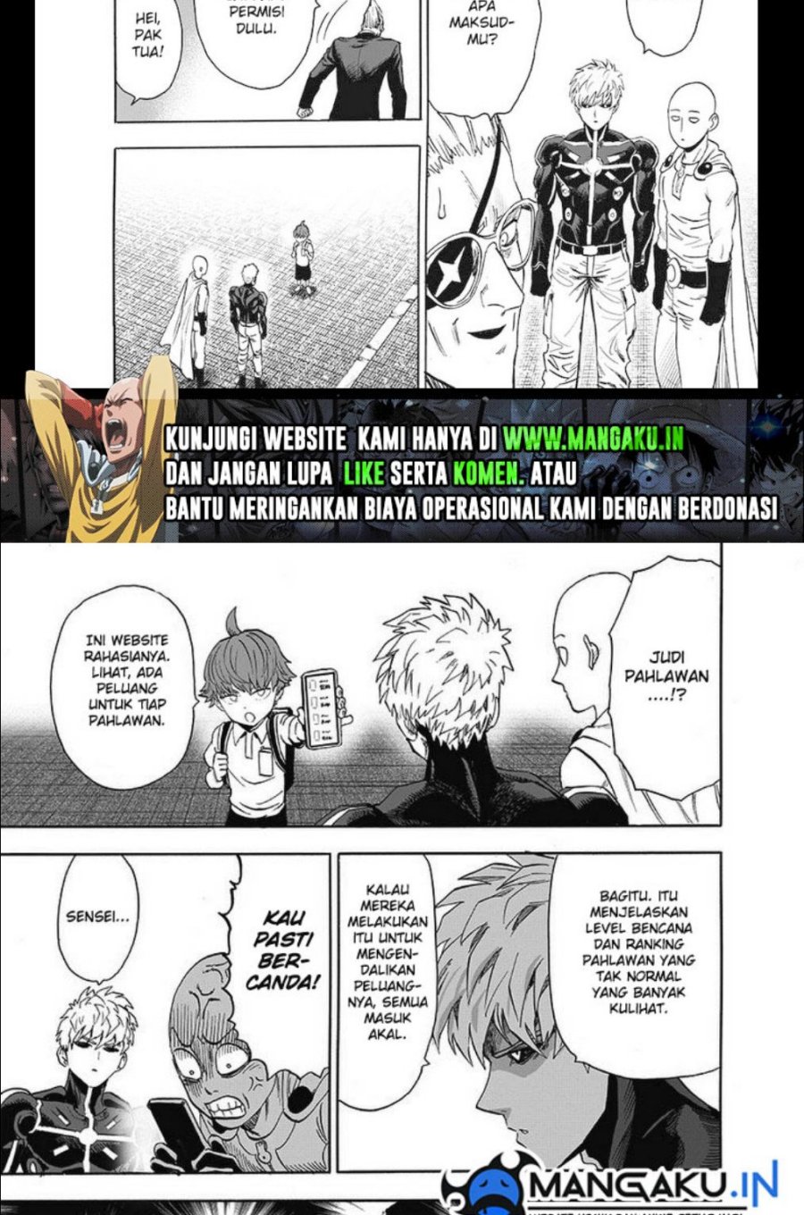 One Punch-man Chapter 187