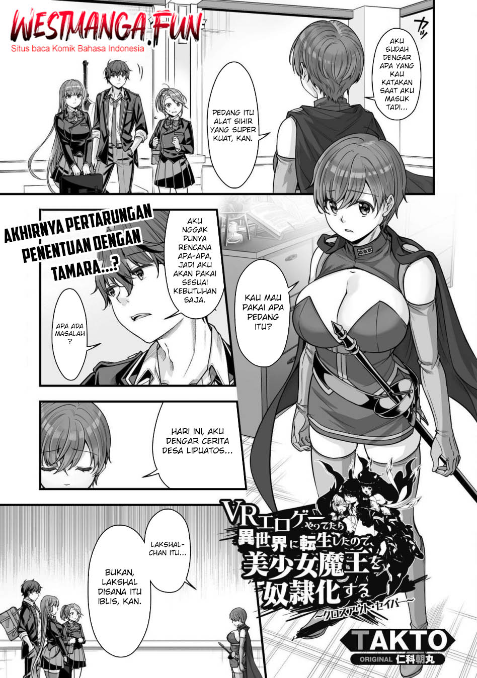 Vr Eroge Yattetara Isekai Ni Tensei Shita No De, Bishoujo Maou Wo Doreika Suru Cross Out Saber Chapter 18