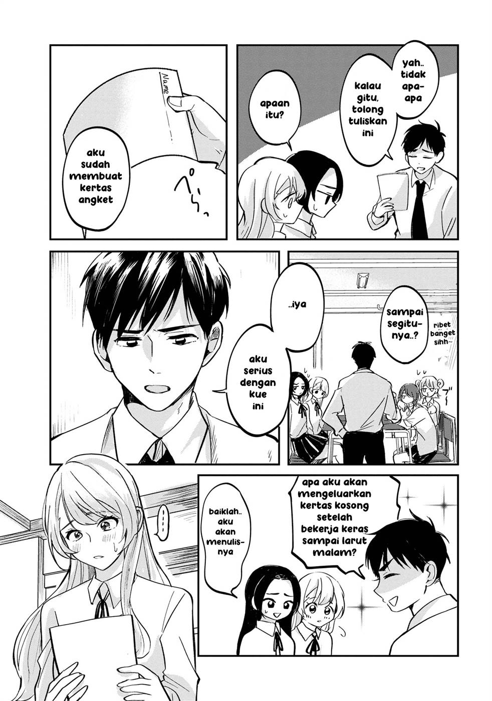 Aisare Tenshi Na Classmate Ga, Ore Ni Dake Itazura Ni Hohoemu Chapter 1