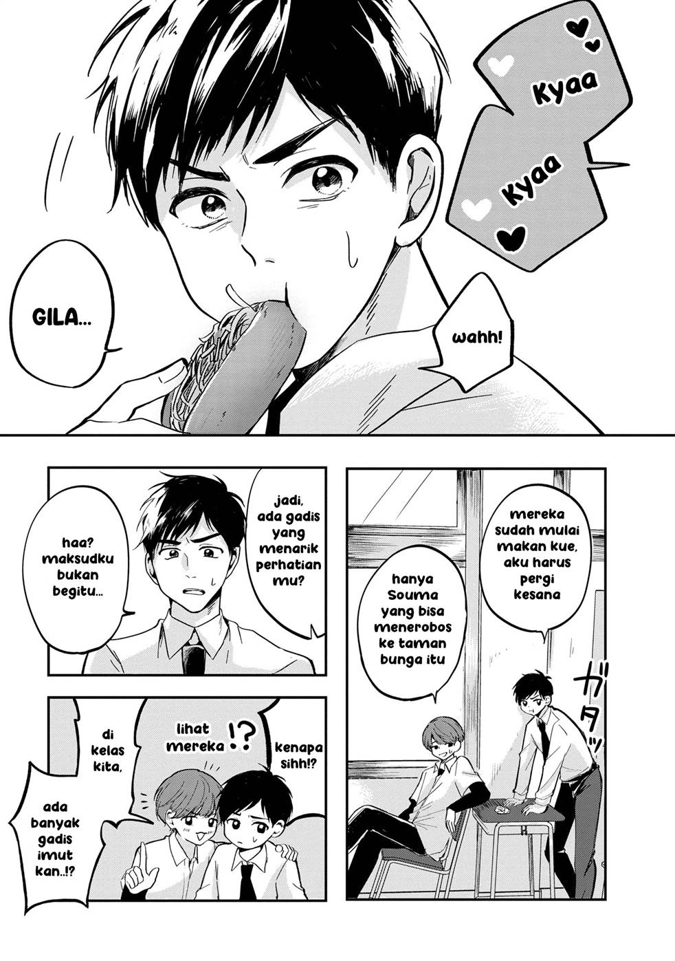 Aisare Tenshi Na Classmate Ga, Ore Ni Dake Itazura Ni Hohoemu Chapter 1