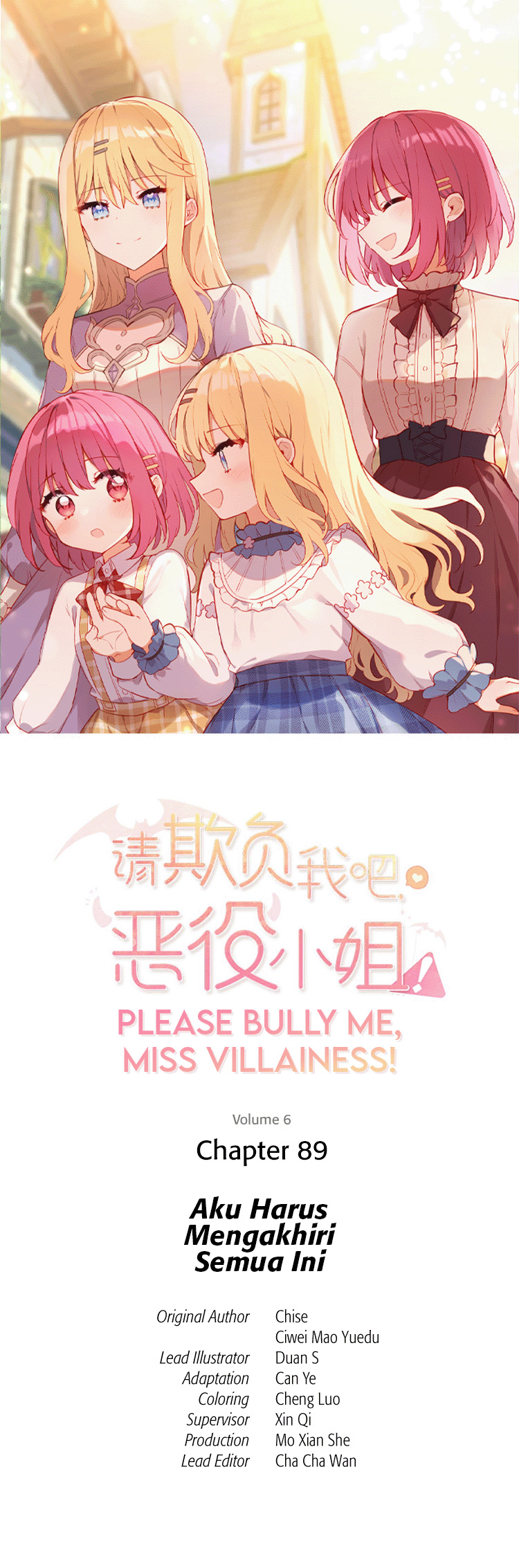 Please Bully Me, Miss Villainess! Chapter 89