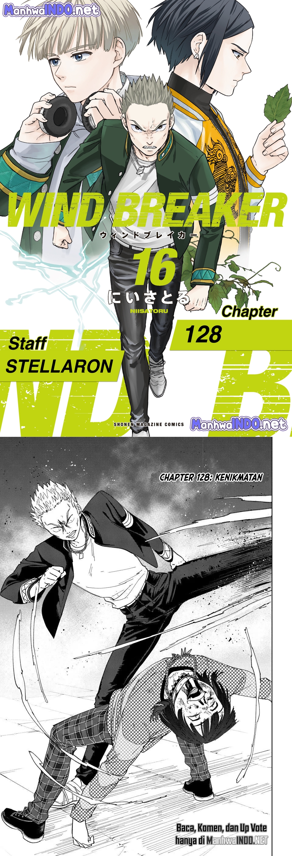 Wind Breaker (nii Satoru) Chapter 128